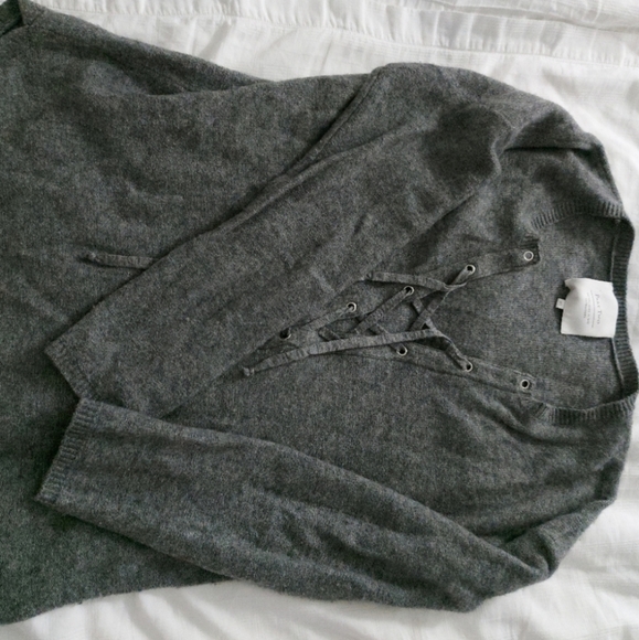 Part two | inova lace up oversized wool blend sweater - Picture 9 of 10